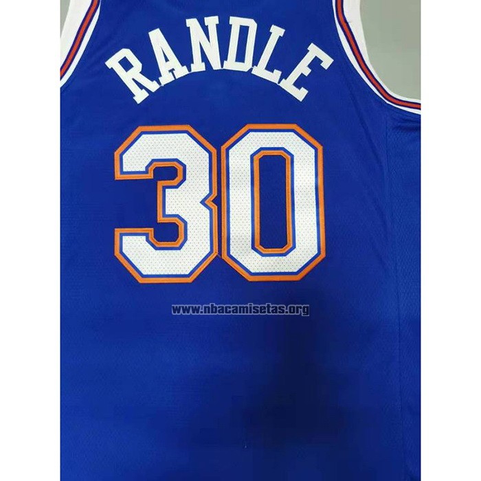 Camiseta New York Knicks Julius Randle NO 30 Statement 2020-21 Azul